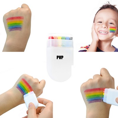 Safe Rainbow Face Paint
