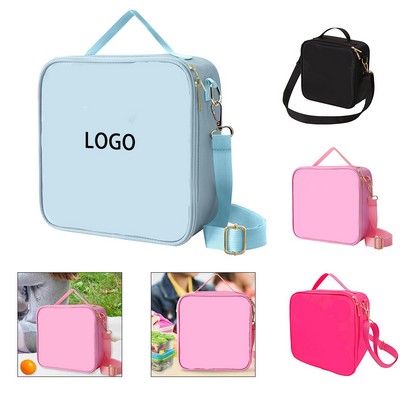 Insulated Lunch Tote with Adjustable Strap