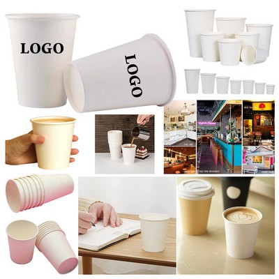 Single-Use Paper Coffee Cups