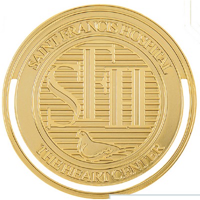 Custom Bookmark Clip Imitation Gold on Brass