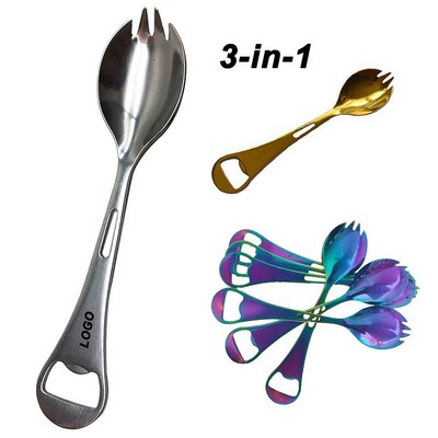 3" 1 Food Grade Stainless Steel Multi Tool w/Bottle Opener