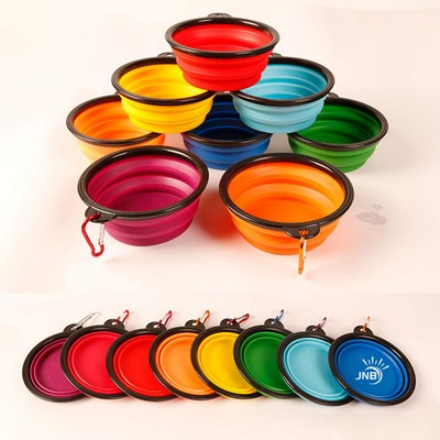 Collapsible Pet Bowl w/Carabiner