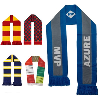 Custom Knit Sports Fan Scarf Scarves