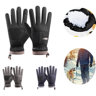Winter Waterproof Ski Gloves Men Women Cold Weather