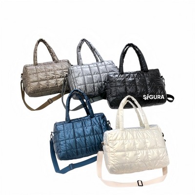 Puffy Shoulder Tote Bag