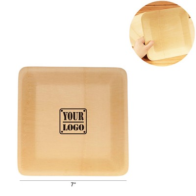 7" Biodegradable Square Plates