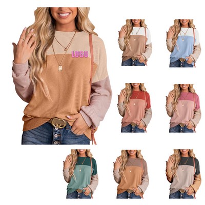 Color Blocked Long Sleeves