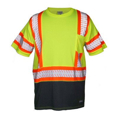 Kishigo 9179 Premium Brilliant Contrast Short Sleeve T-shirt, Class 3