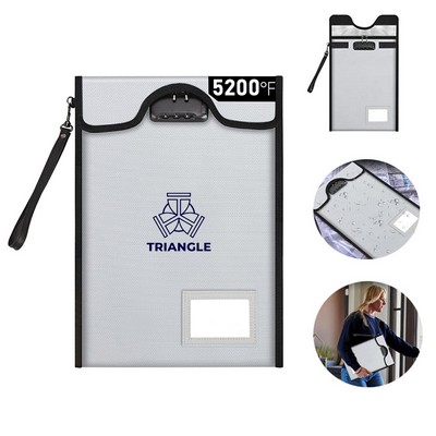 Fireproof Document Bag With Lock