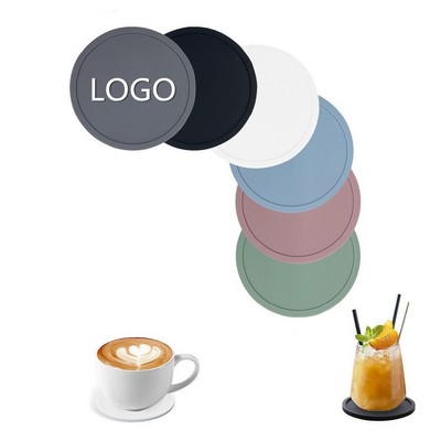 Round Silicone Coaster