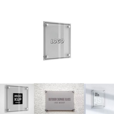 Customized Acrylic Company Door Sign Plaque