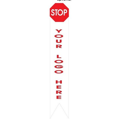 Stop Sign Bookmark w/ Black Back