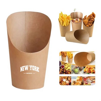 12oz Disposable French Fry Cup Custom