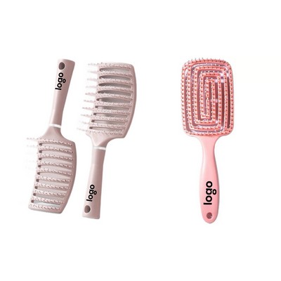 Vented Curved Detangling Hair Brush