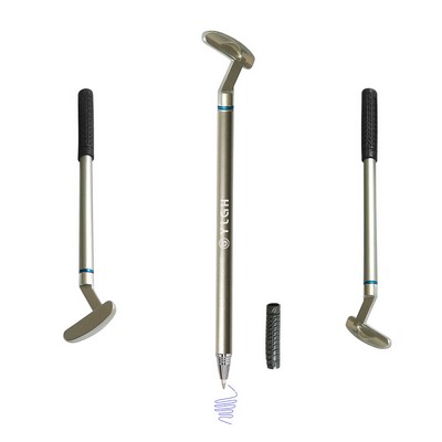 Blue Ink Golf Club Pen