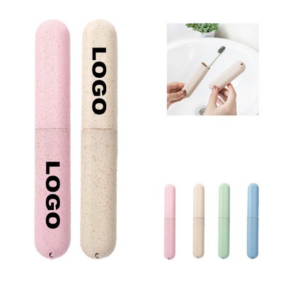 Wheat Straw Travel Toothbrush Case