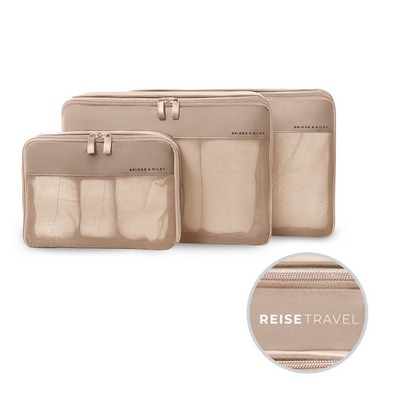 Briggs & Riley Carry On Packing Cube Set - Tan