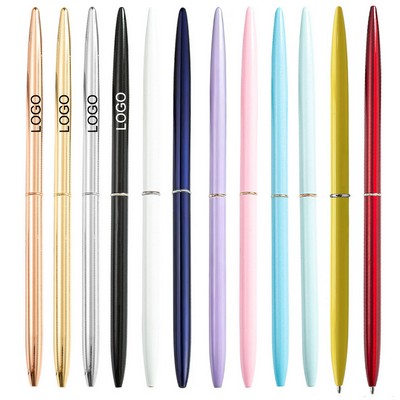 Slim Metal Twist Ballpoint Pen