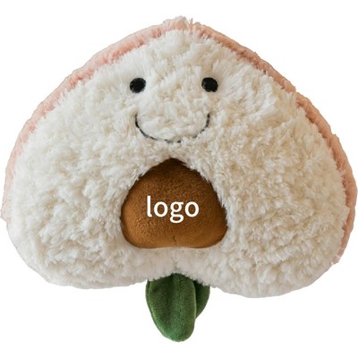 Fruit & Veggie Plush Toys-Peach