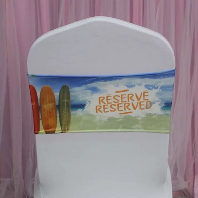 Bandage Style Wedding/Hotel Chair Back Cover