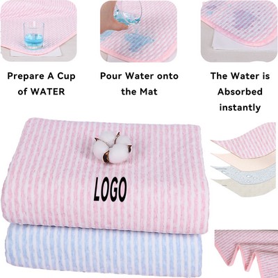 100% Cotton Washable Anti-Slip Breathable Baby Urine Pad