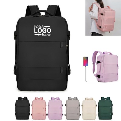 Versatile Travel Backpack Featuring USB Charging Port