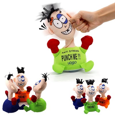 Funny Screaming Plush Punching Doll