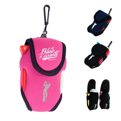 Polyester Golf Ball Bag with Compartment
