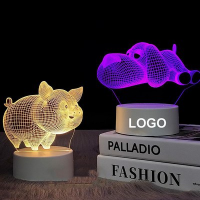 USB 3D Creative Night Lamp