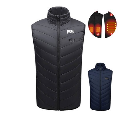 Stand Collar Heated Vest