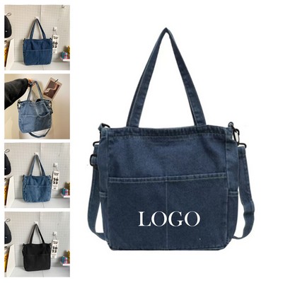 Spacious Canvas Tote Bag