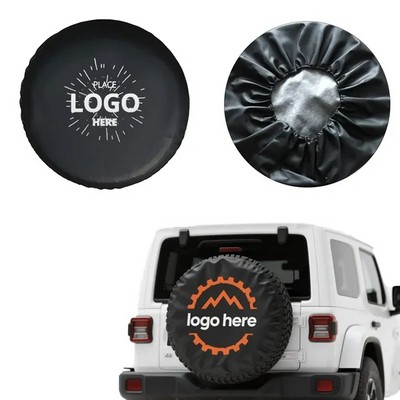 Customized Car Thickened Spare Tire Cover(Ocean)