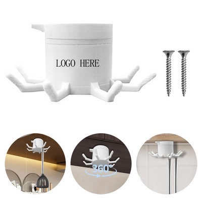 Rotating Kitchen Utensil Hook Organizer (8-Pack)