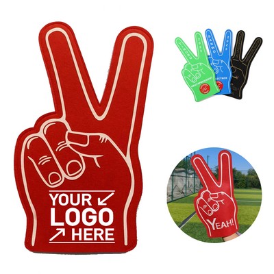 EVA Foam Peace Sign Cheering Mitt