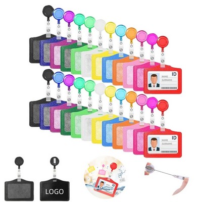 Multi-Color Retractable Reels Name Badge Holder