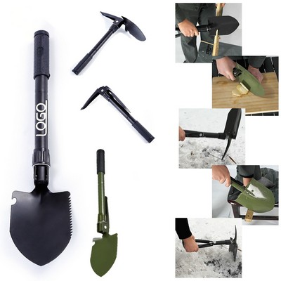 Multi-Functional Folding Engineer Shovel