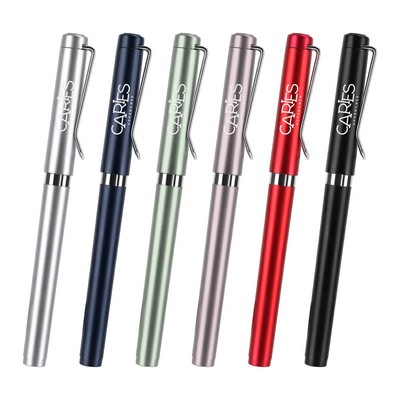 Business Gel Pen - 0.5mm Tip With Metal Clip