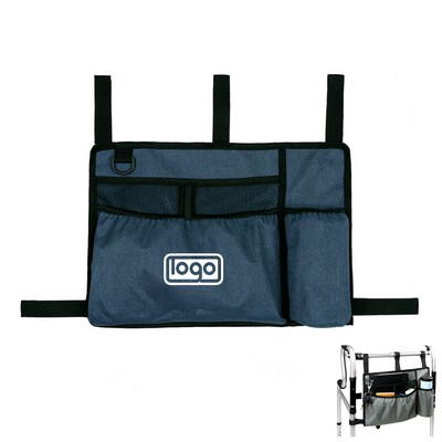 Multi-Pocket Walker Bag with Cup Holder
