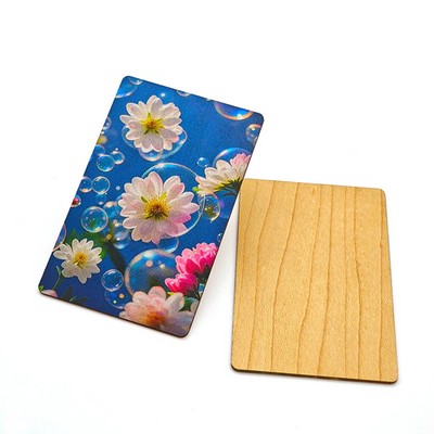 Customizable Wood Hotel Key Card for Room Access & Security Systems