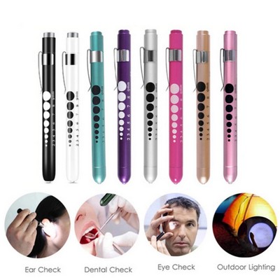 Medical LED Penlight with Pupil Gauge
