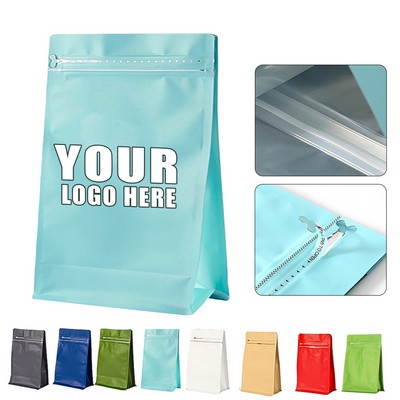 Stand Up Zipper Coffee Bean Bag with Tear Notch