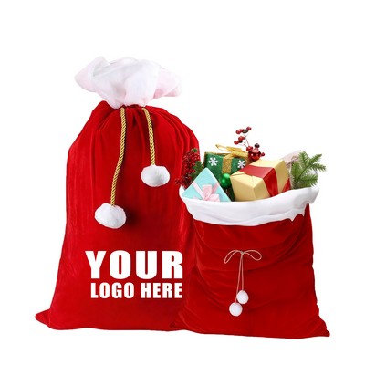 Large Christmas Gift Drawstring Bag