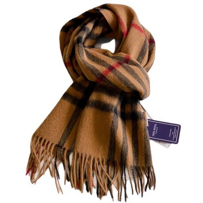 100% Australian Pure Wool Scarf Unisex High-End British Style Winter Couple Neck Warmer