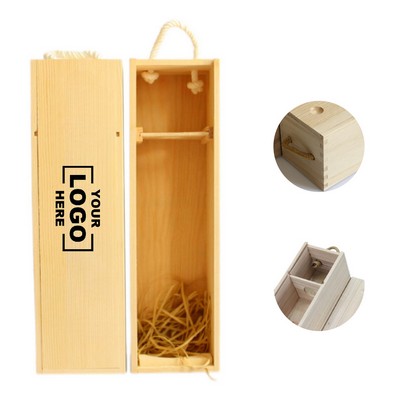 Universal Single-Bottle Pull-Out Gift Box for Red Wine