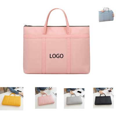 Portable Zipper Bussiness Briefcase Bag