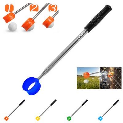 Steel Golf Ball Retriever with Telescopic Handle