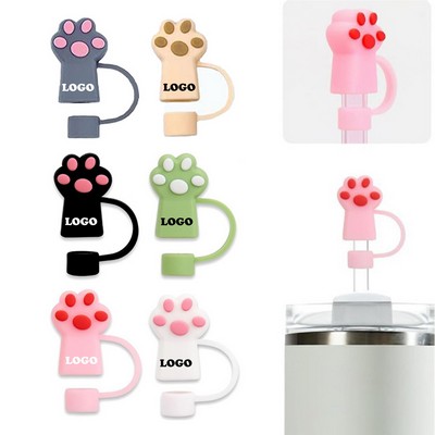 Paw Shape Dust-Proof Straw Toppers