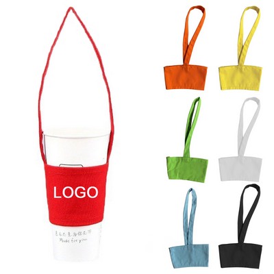 Portable Canvas Cup Cover