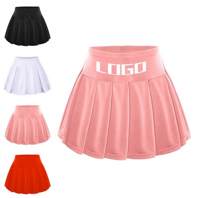 Teen Pleated High-Waisted Skorts with Tummy Control