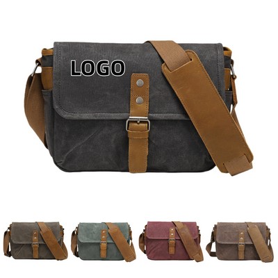 Vintage Canvas Messenger Bag